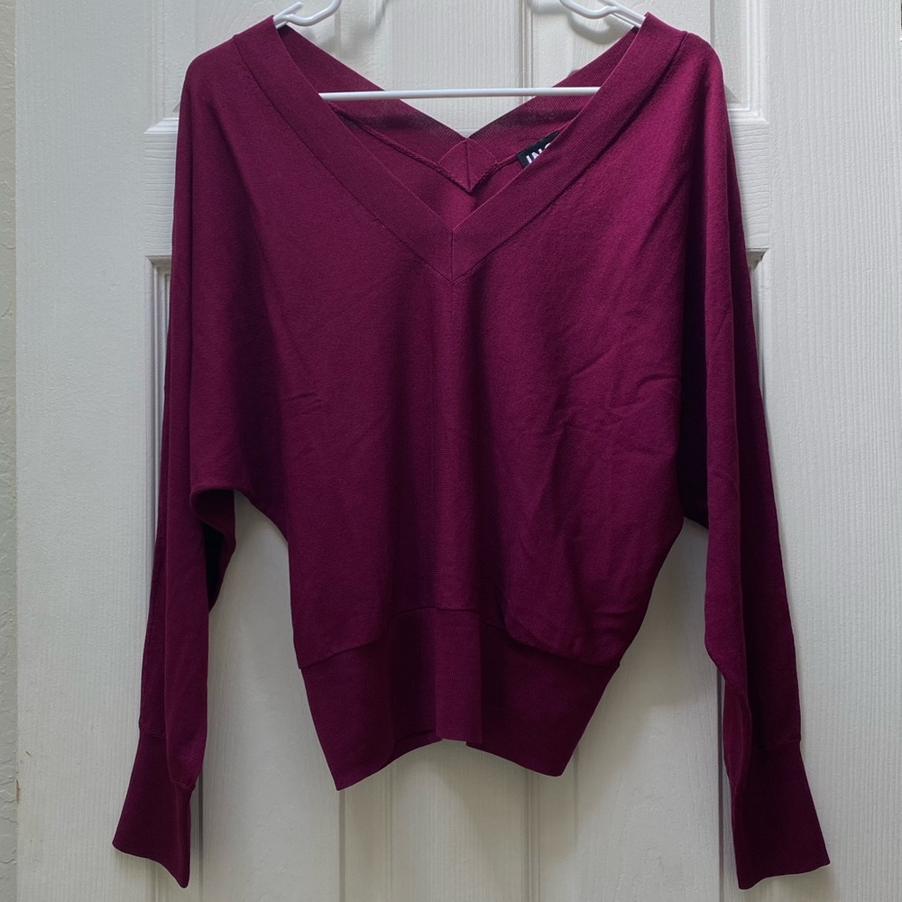 I.N.C INTERNATIONAL CONCEPTS | V-Neck Sweater Small - Picture 4 of 12